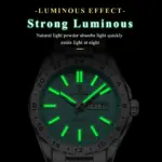 POEDAGAR, reloj de lujo de alta calidad para hombre, reloj de pulsera luminoso resistente al agua para hombre, relojes casuales de cuarzo con fecha y semana para hombre 3