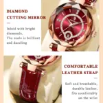 Reloj POEDAGAR de lujo para mujer, relojes de cuero con fecha resistente al agua de alta calidad para mujer, reloj informal de cuarzo para mujer + caja 4