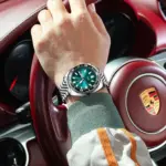Reloj POEDAGAR de negocios para hombre con fecha y semana, reloj de pulsera luminoso resistente al agua de lujo para hombre, relojes deportivos de cuarzo de acero inoxidable para hombre 4