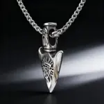 HNSP-collar con colgante de acero inoxidable 316L con nudo de Odín estilo vikingo para hombre, accesorios de joyería 3