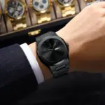 Reloj POEDAGAR de alta calidad a la moda para hombre, Reloj resistente al agua con fecha y semana para hombre, relojes de lujo de acero inoxidable de cuarzo para hombre, Reloj + caja 6