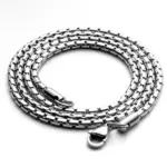 HNSP Collar con colgante de metal y cadena de acero inoxidable para hombres, accesorios de joyería para el cuello 1