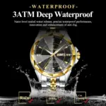 Reloj POEDAGAR Original de Alta Calidad para Hombre, Resistente al Agua, Luminoso, con Fecha y Día de la Semana, Reloj de Lujo para Hombre, Reloj de Cuarzo de Acero Inoxidable 2