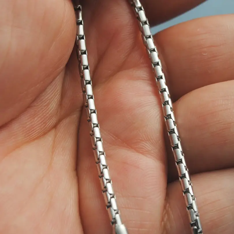 HNSP Collar con colgante de metal y cadena de acero inoxidable para hombres, accesorios de joyería para el cuello 5