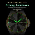 Reloj POEDAGAR Original de Alta Calidad para Hombre, Resistente al Agua, Luminoso, con Fecha y Día de la Semana, Reloj de Lujo para Hombre, Reloj de Cuarzo de Acero Inoxidable 3