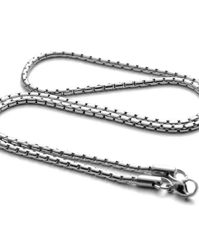 HNSP Collar con colgante de metal y cadena de acero inoxidable para hombres, accesorios de joyería para el cuello 2