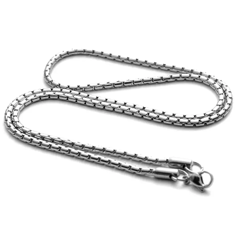 HNSP Collar con colgante de metal y cadena de acero inoxidable para hombres, accesorios de joyería para el cuello 2