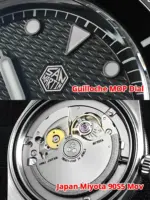 San Martin oficial 39mm Guilloche MOP Dial Miyota 90S5 reloj deportivo bisel de zafiro mecánico automático 20 ATM luminoso SN0151 4