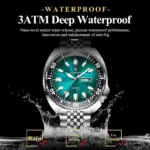 Reloj POEDAGAR de negocios para hombre con fecha y semana, reloj de pulsera luminoso resistente al agua de lujo para hombre, relojes deportivos de cuarzo de acero inoxidable para hombre 2