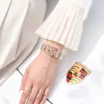 Reloj elegante POEDAGAR para mujer, de acero inoxidable, cuarzo, resistente al agua, reloj de alta calidad para damas, reloj casual para mujer. 5