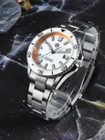 San Martin 2025 nuevo Esmalte Dial completamente luminoso 39mm reloj de buceo reloj de lujo para hombres NH35 mecánico automático impermeable 200m SN0129 4 San Martin 2025 nuevo Esmalte Dial completamente luminoso 39mm reloj de buceo reloj de lujo para hombres NH35 mecánico automático impermeable 200m SN0129 4