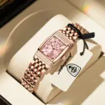 Reloj elegante POEDAGAR para mujer, de acero inoxidable, cuarzo, resistente al agua, reloj de alta calidad para damas, reloj casual para mujer. 2