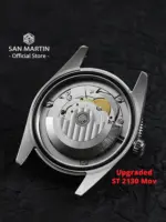 Reloj de Buceo San Martin Nuevo y Mejorado de 37 mm BB54 Vintage para Hombre, ST2130 Automático Mecánico, Zafiro Luminoso, Resistente al Agua 200 m SN0138 5