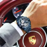 Reloj POEDAGAR Original de Moda para Hombre, Resistente al Agua, Luminoso, Cronógrafo, con Fecha, de Acero Inoxidable, de Cuarzo, para Hombre. 5