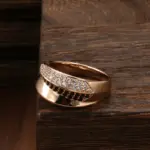 Anillos Kinel de circón blanco y negro Natural de lujo para mujer, cruz geométrica 585, oro rosa, joyería Vintage fina para fiesta de boda y uso diario 4 Anillos Kinel de circón blanco y negro Natural de lujo para mujer, cruz geométrica 585, oro rosa, joyería Vintage fina para fiesta de boda y uso diario 4