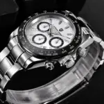 Reloj de Pulsera PAGANI DESIGN PD-1644 para Hombre, Reloj de Cuarzo con Bisel de Cerámica, Movimiento Japonés VK63, Cristal de Zafiro, Resistente al Agua hasta 100 m, Cronógrafo 3
