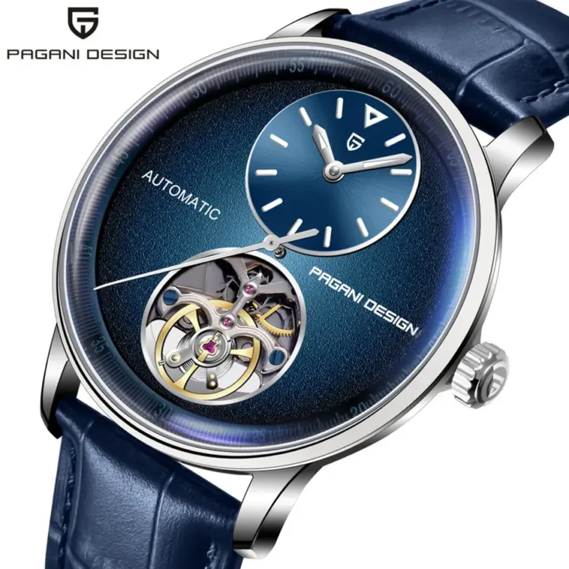 PAGANI DESIGN, nuevos relojes mecánicos Tourbillon para hombre, reloj luminoso automático de acero inoxidable resistente al agua de 100M para negocios para hombre 1 PAGANI DESIGN, nuevos relojes mecánicos Tourbillon para hombre, reloj luminoso automático de acero inoxidable resistente al agua de 100M para negocios para hombre 1