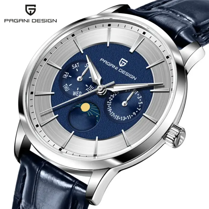 Reloj de Cuarzo Pagani Design para Hombre, Relojes Masculinos de Alta Gama Multifunción, Reloj Hombre, Montre Homme, часы мужские наручные 1