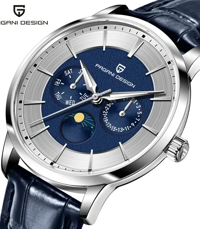 Reloj de Cuarzo Pagani Design para Hombre, Relojes Masculinos de Alta Gama Multifunción, Reloj Hombre, Montre Homme, часы мужские наручные 1