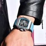 Pagani Design-relojes de cuarzo para hombre, esfera con mecanismo al descubierto, resistente al agua, deportivo, con cronógrafo de cristal de zafiro rectangular 6 Pagani Design-relojes de cuarzo para hombre, esfera con mecanismo al descubierto, resistente al agua, deportivo, con cronógrafo de cristal de zafiro rectangular 6