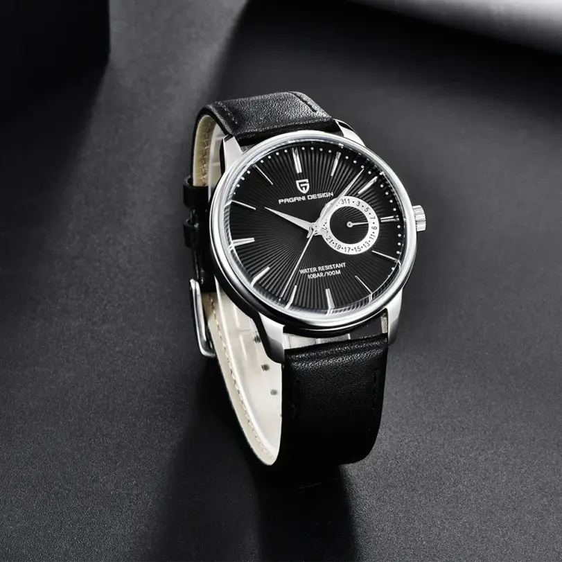 PAGANI DESIGN PD-1654 relojes para hombre Japón VH65 cuarzo Movt hombres cuero 30M impermeable reloj de pulsera militar hombres relojes hombre 5