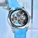 PAGANI DESIGN PD-YS022 Reloj mecánico para hombre Tourbillon Reloj de pulsera esqueleto para hombre Correa de caucho de flúor Relojes automáticos 3