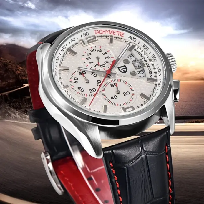 PAGANI DESIGN 2025 relojes de cuarzo para hombre marcas de lujo relojes militares de moda relojes de cuarzo de cuero reloj Masculino 1