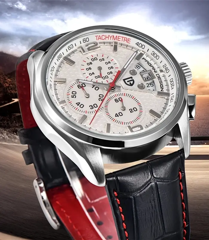 PAGANI DESIGN 2025 relojes de cuarzo para hombre marcas de lujo relojes militares de moda relojes de cuarzo de cuero reloj Masculino 1