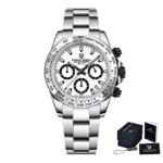 PAGANI DESIGN, nuevo Reloj de pulsera de cuarzo con bisel de acero inoxidable para Hombre, cronógrafo de cristal de zafiro de lujo, Reloj VK63 para Hombre 7 PAGANI DESIGN, nuevo Reloj de pulsera de cuarzo con bisel de acero inoxidable para Hombre, cronógrafo de cristal de zafiro de lujo, Reloj VK63 para Hombre 7