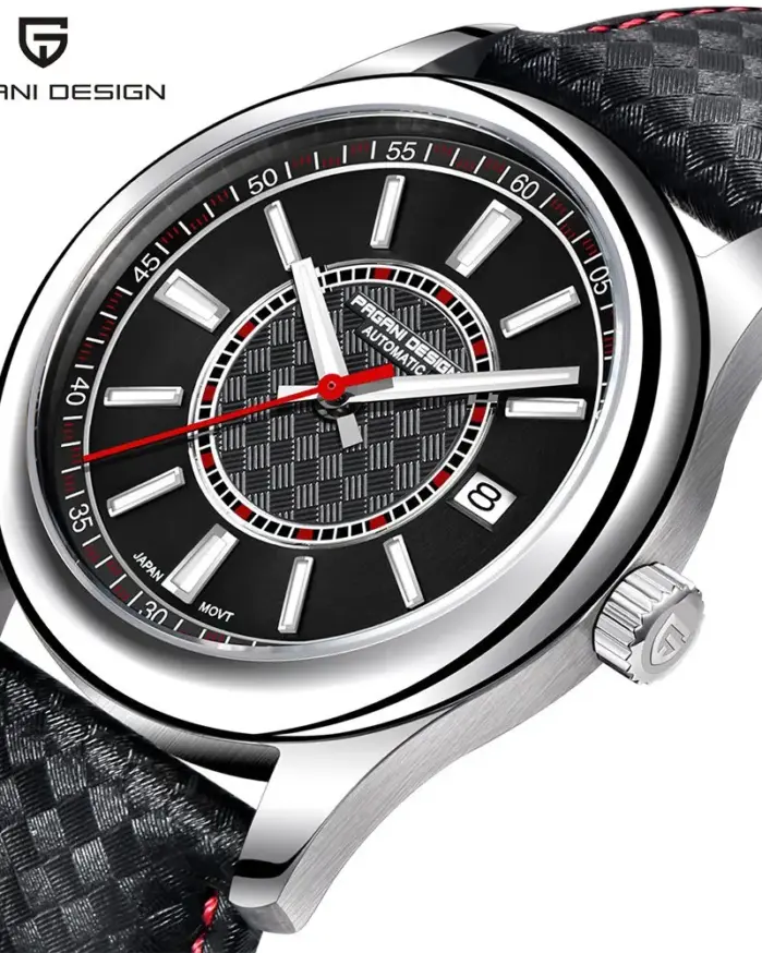 PAGANI DESIGN-relojes mecánicos automáticos para Hombre, 40mm, NH35A, zafiro de lujo, acero inoxidable, 10bar 1