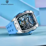 PAGANI DESIGN-relojes mecánicos con esqueleto hueco para hombre, 42MM, cristal de zafiro de lujo, automático, resistente al agua hasta 50M 3 PAGANI DESIGN-relojes mecánicos con esqueleto hueco para hombre, 42MM, cristal de zafiro de lujo, automático, resistente al agua hasta 50M 3