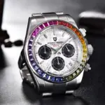 Reloj Cronógrafo PAGANI DESIGN para Hombre, Marca de Lujo, Cristal de Zafiro, Bisel de Cerámica VK63, Relojes de Cuarzo, Relojes Masculinos 5 Reloj Cronógrafo PAGANI DESIGN para Hombre, Marca de Lujo, Cristal de Zafiro, Bisel de Cerámica VK63, Relojes de Cuarzo, Relojes Masculinos 5