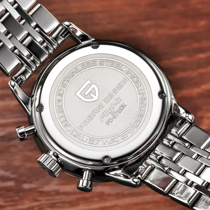 Pagani Design-reloj cronógrafo japonés VK67 Movt para hombre, resistente al agua, multifuncional, deportivo, de cuarzo 5