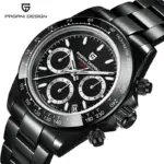 Reloj Cronógrafo de Lujo PAGANI DESIGN con Bisel de Cerámica VK63 para Hombre, Reloj de Pulsera de Cuarzo con Cristal de Zafiro, Reloj de Piloto, Reloj Hombre, 시계, orologio 1