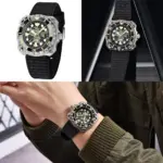 Reloj mecánico PAGANI DESIGN para hombre, esfera hueca de camuflaje militar NH35 Movt zafiro, reloj de pulsera automático resistente al agua de 200m 5 Reloj mecánico PAGANI DESIGN para hombre, esfera hueca de camuflaje militar NH35 Movt zafiro, reloj de pulsera automático resistente al agua de 200m 5