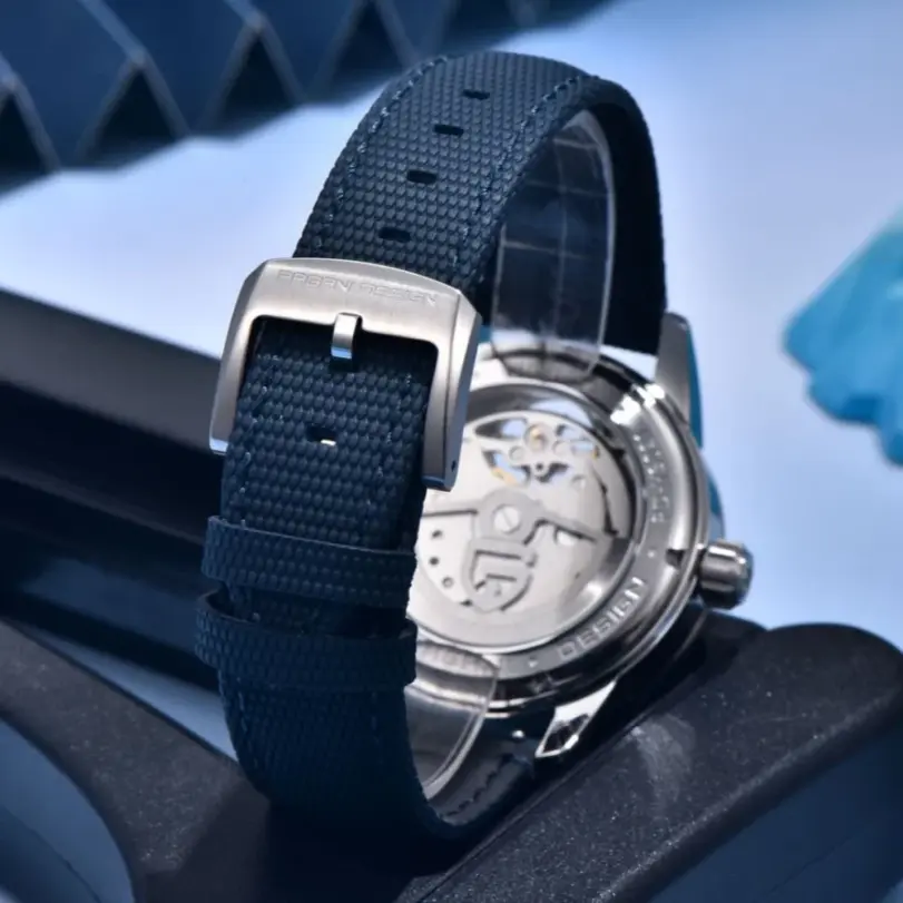 Reloj Mecánico Automático de Lujo Pagani Design PD-YS021, 41MM, para Hombre, Acero Inoxidable, Resistente al Agua 100m 5