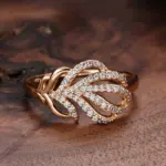Kinel-Conjunto de pendientes y anillos de oro rosa 585, flor de circón Natural a la moda, pendiente Vintage, anillo, regalo, conjunto de joyería fina diaria 4 Kinel-Conjunto de pendientes y anillos de oro rosa 585, flor de circón Natural a la moda, pendiente Vintage, anillo, regalo, conjunto de joyería fina diaria 4