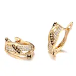 Kinel-Conjunto de anillos y pendientes de circonita Natural para mujer, aretes de oro rosa 585 con Cruz geométrica, conjuntos de joyería Vintage 3 Kinel-Conjunto de anillos y pendientes de circonita Natural para mujer, aretes de oro rosa 585 con Cruz geométrica, conjuntos de joyería Vintage 3