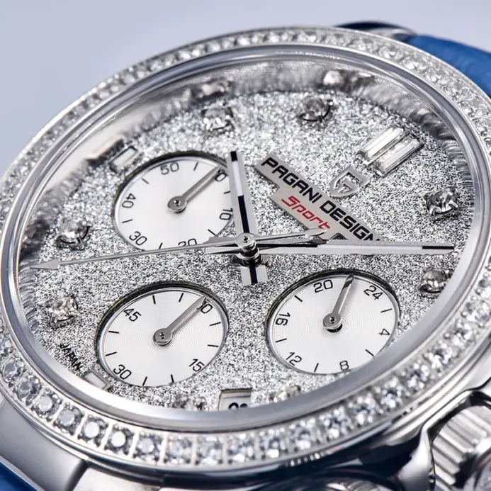 PAGANI Design-Reloj de cuarzo TMI para Mujer, accesorio de 36MM con movimiento japonés de zafiro, resistente al agua hasta 100m 2