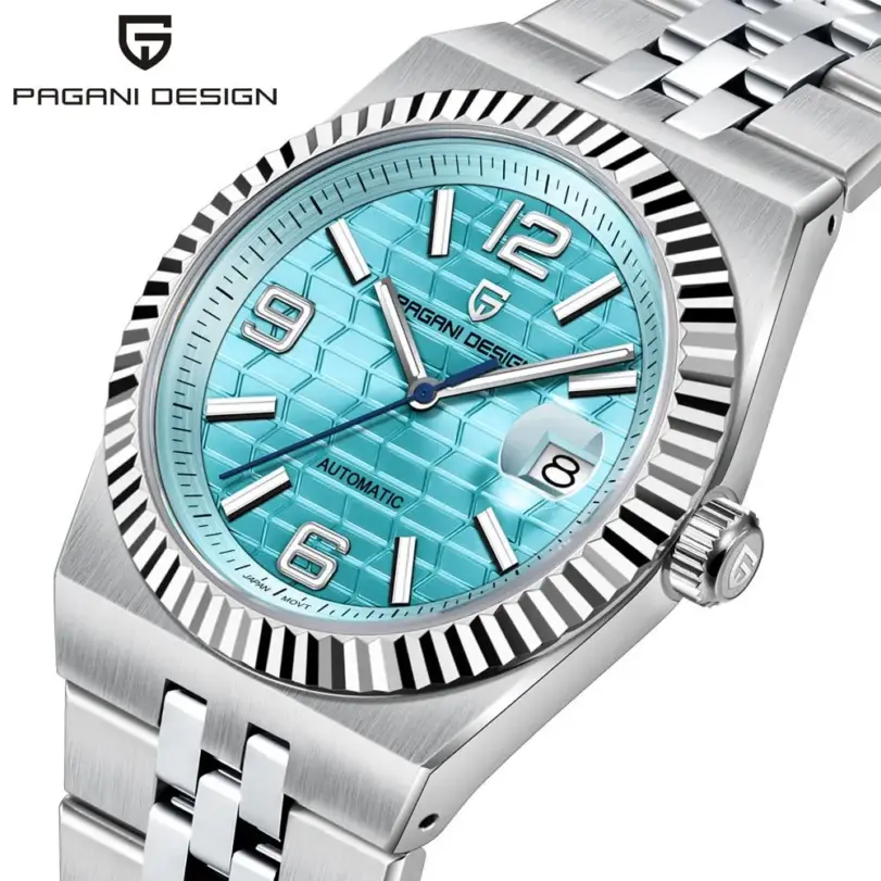 PAGANI DESIGN-reloj automático de lujo para hombre MIYOTA 8215 Movt, reloj de pulsera mecánico con cristal de zafiro, acero inoxidable, resistente al agua hasta 100M 1