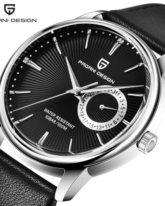 PAGANI DESIGN PD-1654 relojes para hombre Japón VH65 cuarzo Movt hombres cuero 30M impermeable reloj de pulsera militar hombres relojes hombre 1