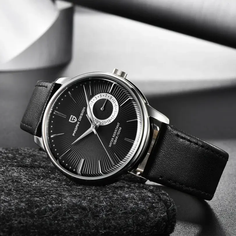 PAGANI DESIGN PD-1654 relojes para hombre Japón VH65 cuarzo Movt hombres cuero 30M impermeable reloj de pulsera militar hombres relojes hombre 3