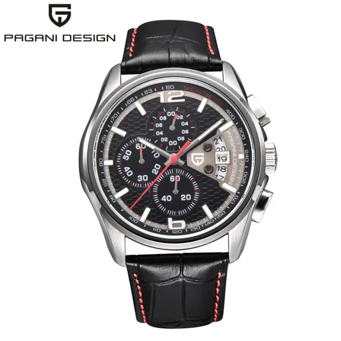 Reloj cronógrafo PAGANI DESIGN para hombre, reloj de cuarzo multifunción para piloto militar, reloj masculino, reloj para hombre 1