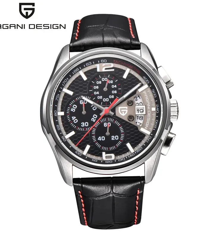 Reloj cronógrafo PAGANI DESIGN para hombre, reloj de cuarzo multifunción para piloto militar, reloj masculino, reloj para hombre 1