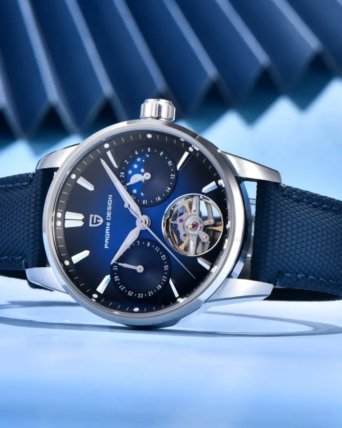 Reloj Mecánico para Hombre PAGANI DESIGN 2026 E3255Y 41mm Cristal de Zafiro Acero Inoxidable Calendario Resistente al Agua Reloj Hombre 1