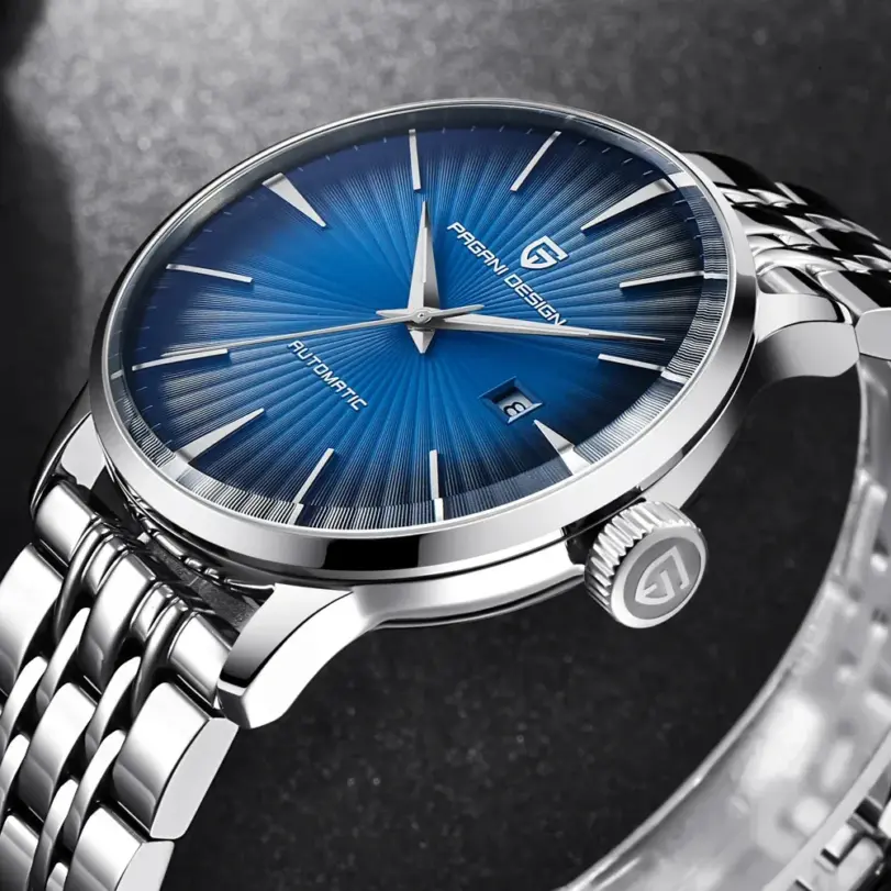 PAGANI DESIGN-reloj mecánico de estilo clásico para hombre, Seagull Movt, automático, resistente al agua hasta 30M, reloj de pulsera deportivo para hombre de negocios 4
