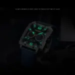 Reloj de Cuarzo Rectangular para Hombre PAGANI DESIGN, Movimiento Japonés TMI VK64, Reloj de Lujo con Esfera de Zafiro, Acero Inoxidable, Resistente al Agua 5