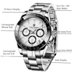 Reloj Cronógrafo de Lujo PAGANI DESIGN con Bisel de Cerámica VK63 para Hombre, Reloj de Pulsera de Cuarzo con Cristal de Zafiro, Reloj de Piloto, Reloj Hombre, 시계, orologio 2