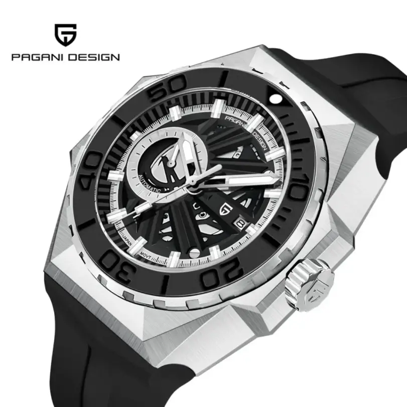 PAGANI DESIGN nuevo Reloj mecánico esqueleto para Hombre MIYOTA 8217 movimiento Reloj automático de lujo para Hombre 100M Reloj impermeable para Hombre 1 PAGANI DESIGN nuevo Reloj mecánico esqueleto para Hombre MIYOTA 8217 movimiento Reloj automático de lujo para Hombre 100M Reloj impermeable para Hombre 1