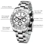 Reloj Cronógrafo PAGANI DESIGN para Hombre, Reloj Deportivo de Cuarzo con Bisel de Zafiro VK63, Reloj Hombre, Montre Homme, часы мужские наручные 4 Reloj Cronógrafo PAGANI DESIGN para Hombre, Reloj Deportivo de Cuarzo con Bisel de Zafiro VK63, Reloj Hombre, Montre Homme, часы мужские наручные 4